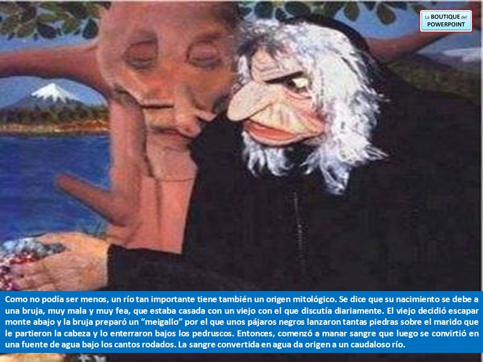 Como no podía ser menos, un río tan importante tiene también un origen mitológico.