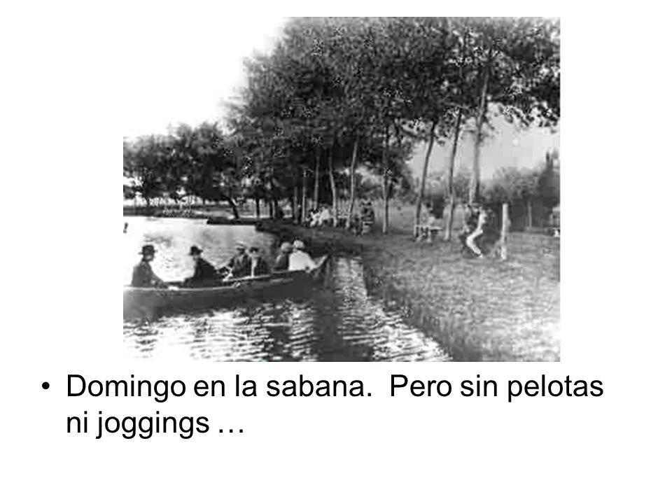 Domingo en la sabana. Pero sin pelotas ni joggings …