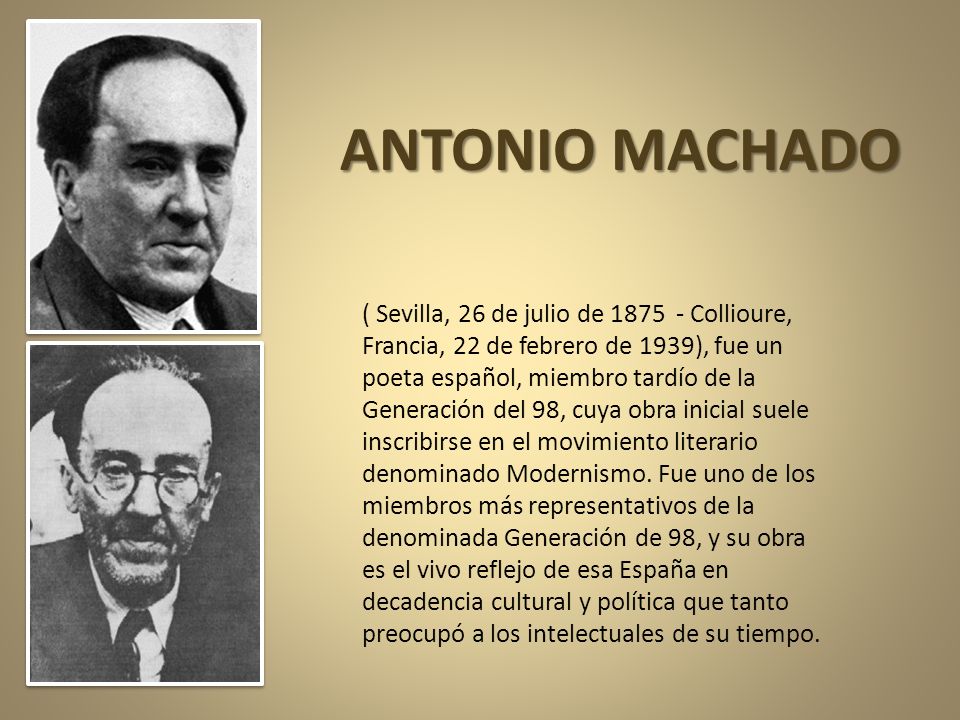 ANTONIO MACHADO