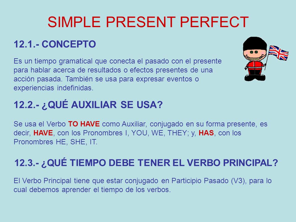 SIMPLE PRESENT PERFECT