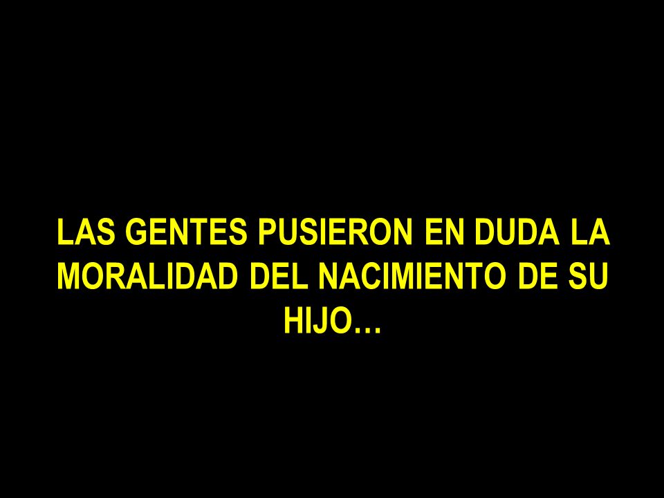 LAS GENTES PUSIERON EN DUDA LA MORALIDAD DEL NACIMIENTO DE SU HIJO…