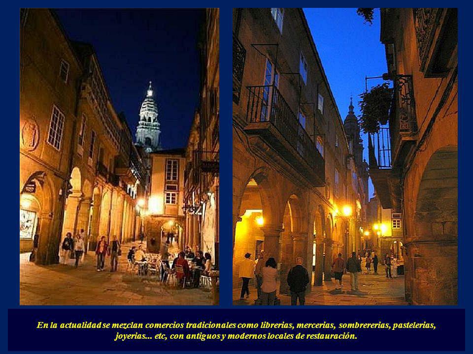 En la actualidad se mezclan comercios tradicionales como librerias, mercerias, sombrererias, pastelerias, joyerias...