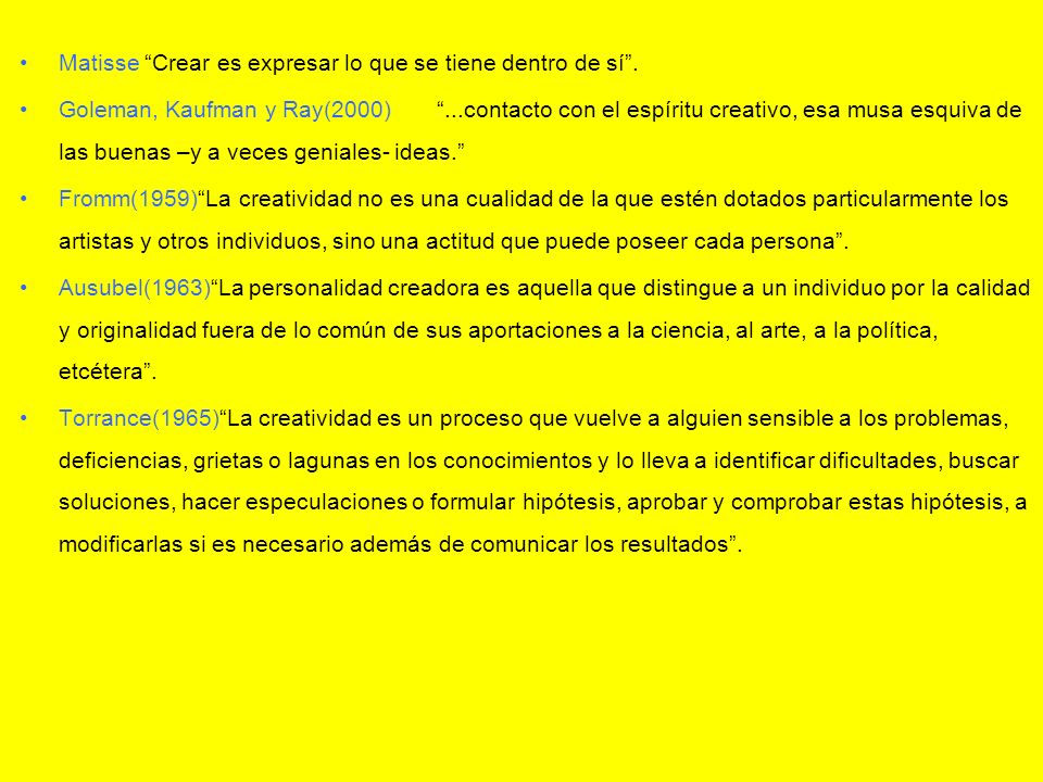 Matisse Crear es expresar lo que se tiene dentro de sí .