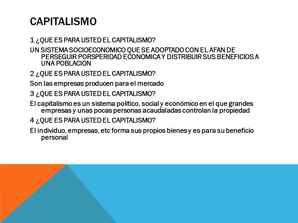 CAPITALISMO