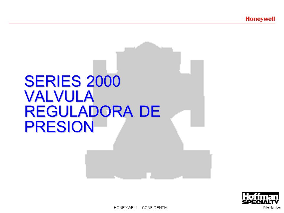 SERIES 2000 VALVULA REGULADORA DE PRESION