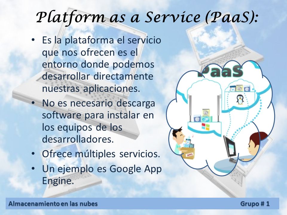 Platform as a Service (PaaS):