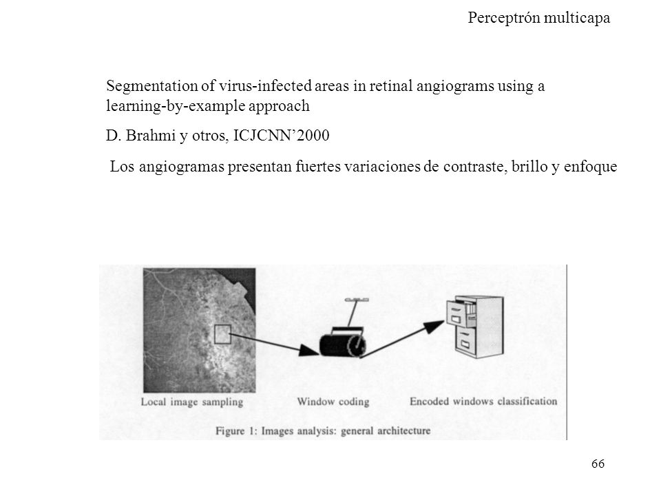 Segmentation of virus-infected areas in retinal angiograms using a learning-by-example approach