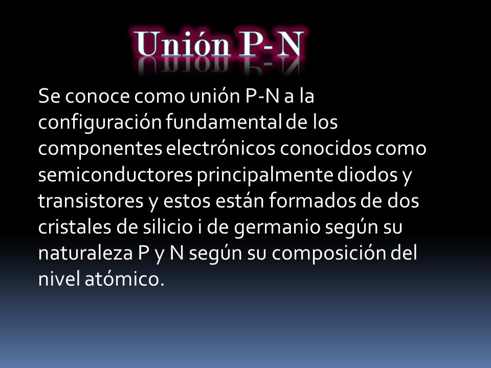 Unión P-N
