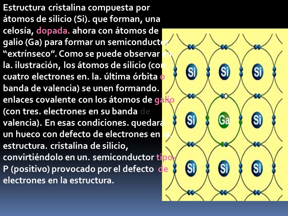 Estructura cristalina compuesta por átomos de silicio (Si)