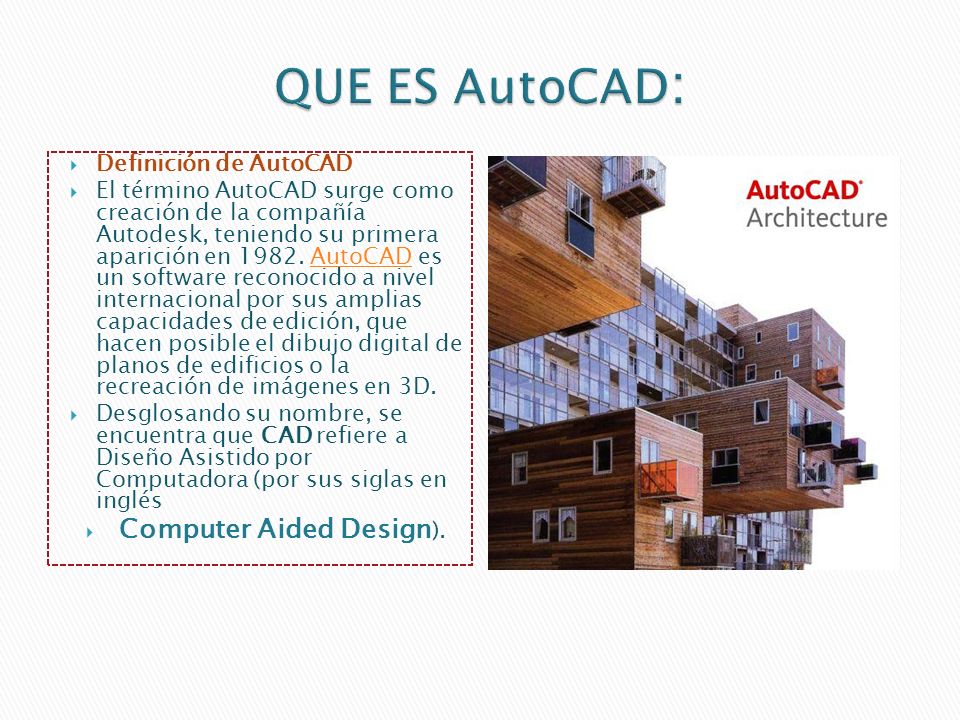 Computer Aided Design).