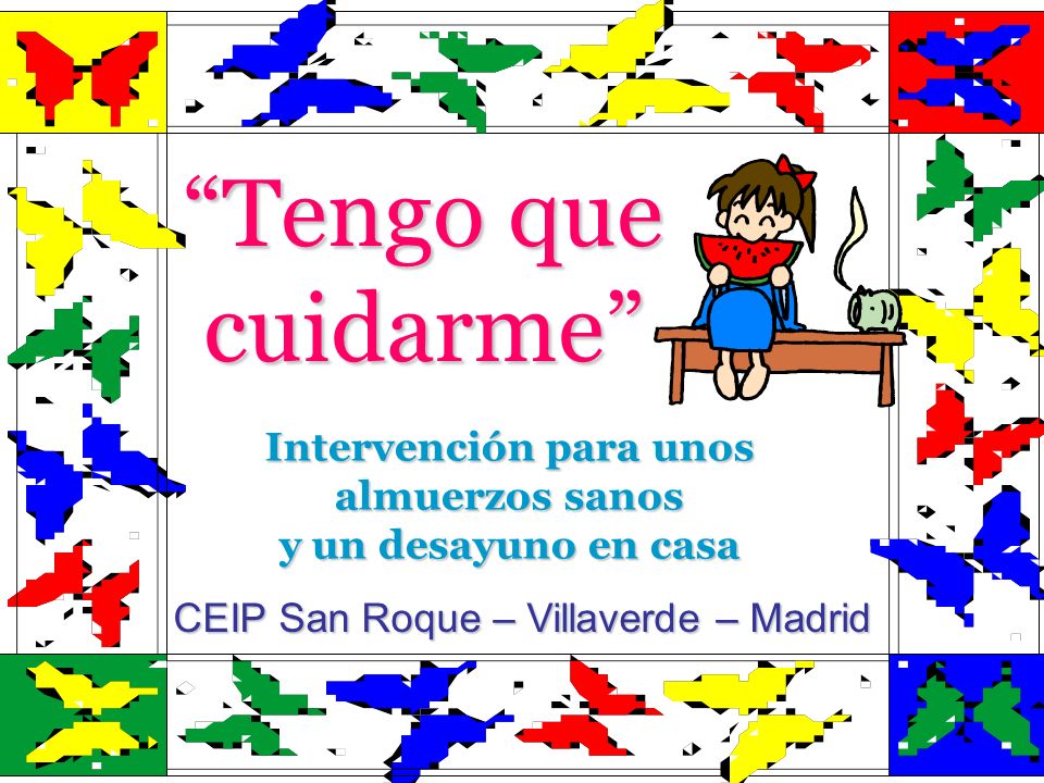 Intervención para unos almuerzos sanos
