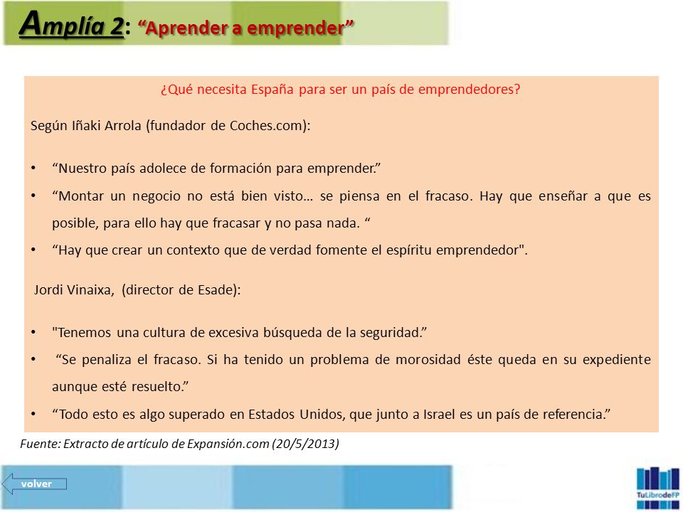 ¿Qué necesita España para ser un país de emprendedores
