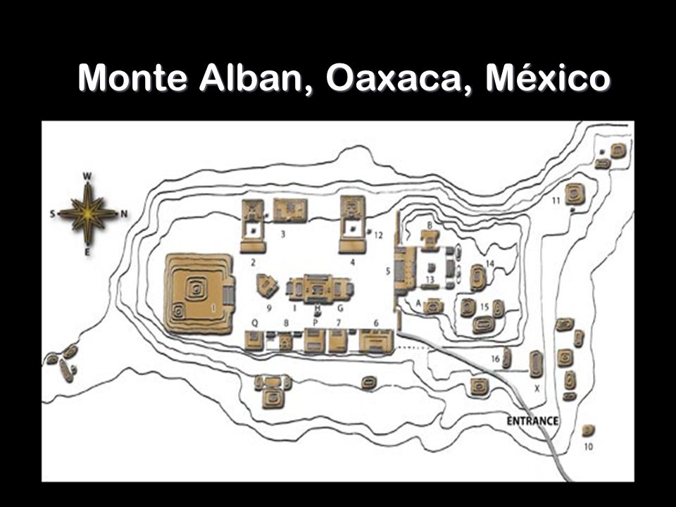 Monte Alban, Oaxaca, México