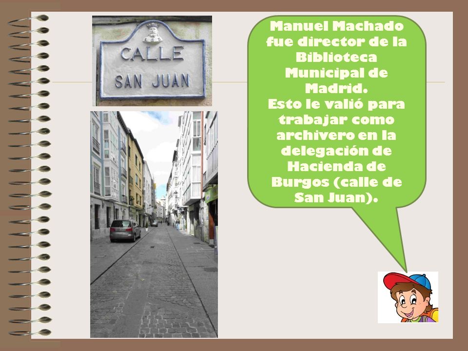 Manuel Machado fue director de la Biblioteca Municipal de Madrid.