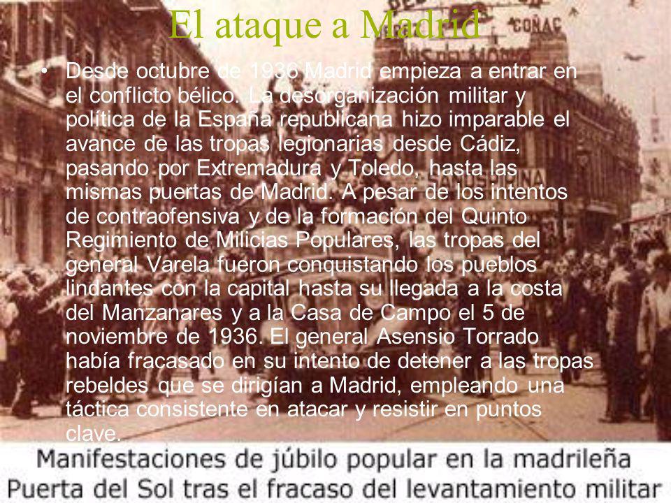 El ataque a Madrid