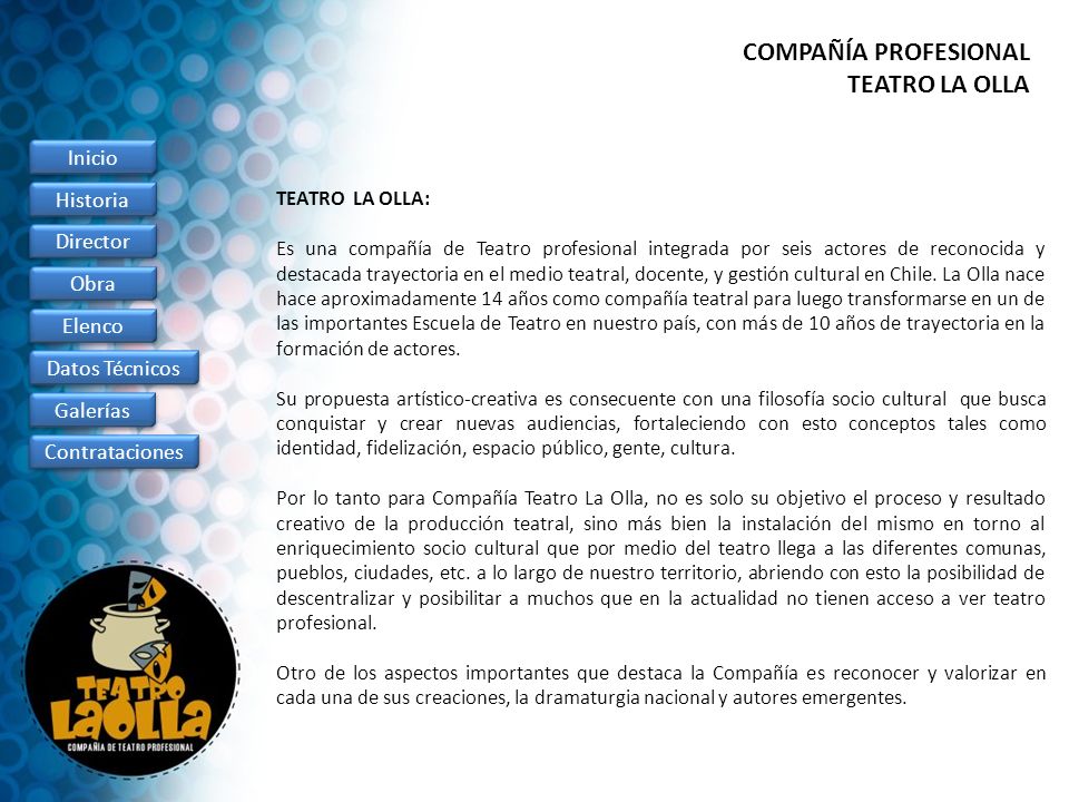 COMPAÑÍA PROFESIONAL TEATRO LA OLLA