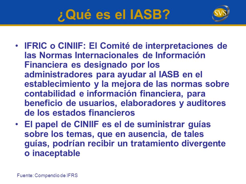 ¿Qué es el IASB