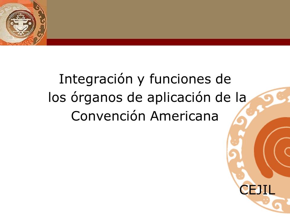 Integración y funciones de los órganos de aplicación de la