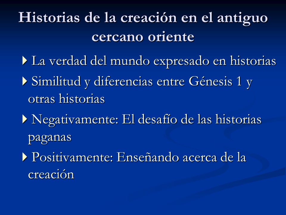 Historias de la creación en el antiguo cercano oriente