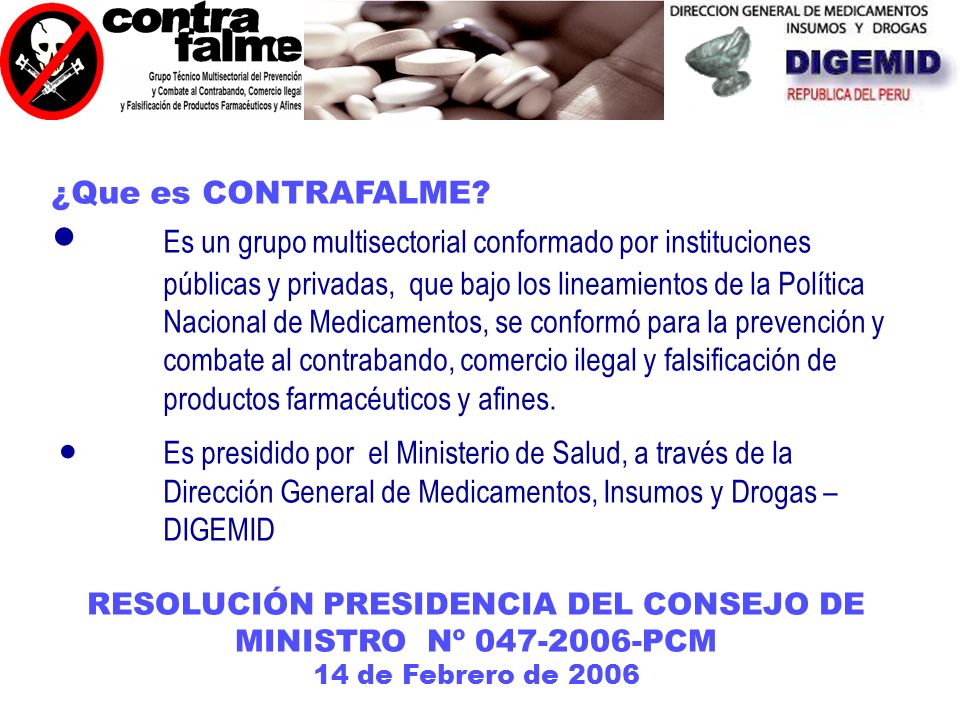 RESOLUCIÓN PRESIDENCIA DEL CONSEJO DE MINISTRO Nº PCM