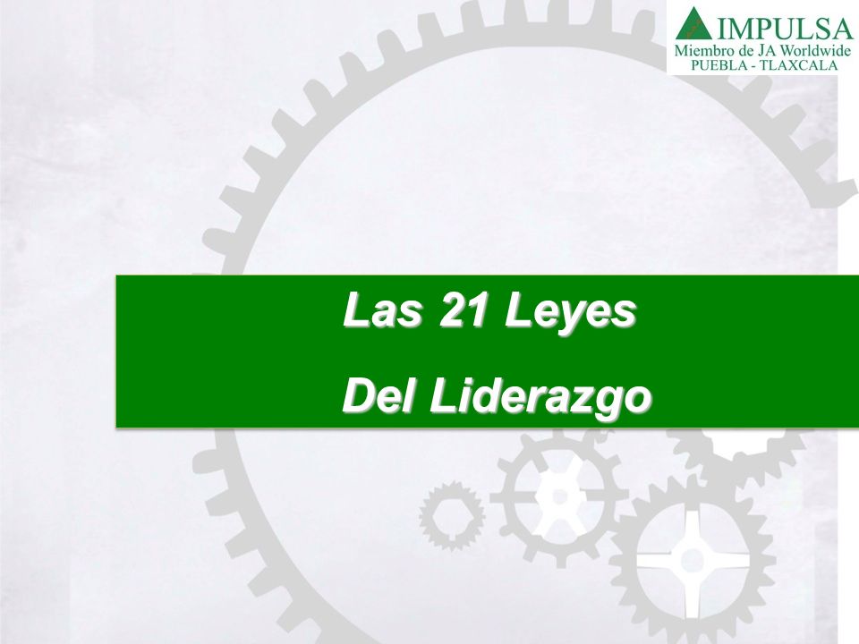 Las 21 Leyes Del Liderazgo