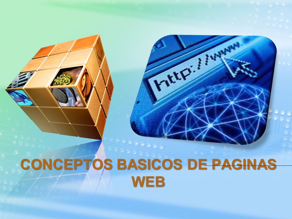 CONCEPTOS BASICOS DE PAGINAS WEB