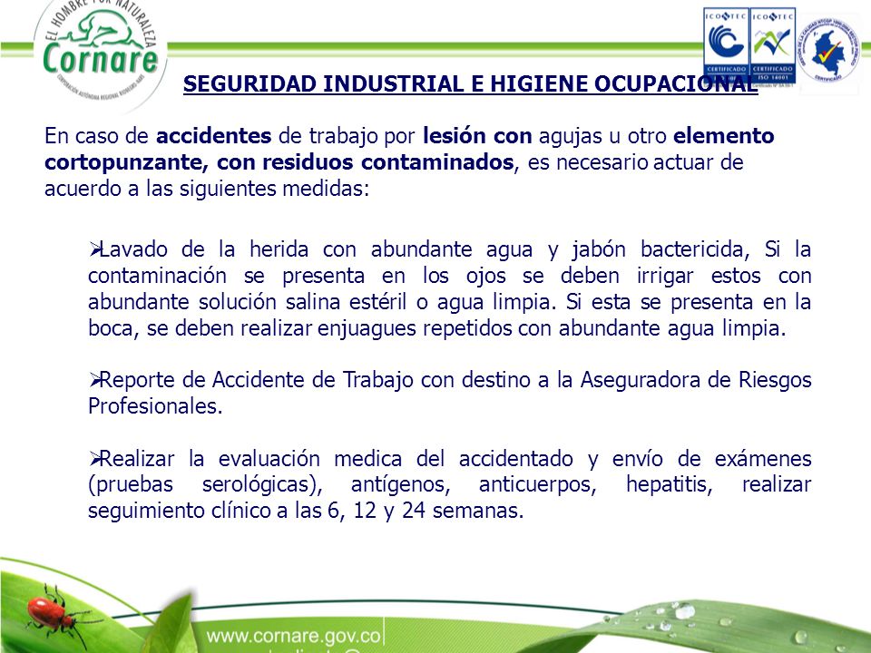 SEGURIDAD INDUSTRIAL E HIGIENE OCUPACIONAL