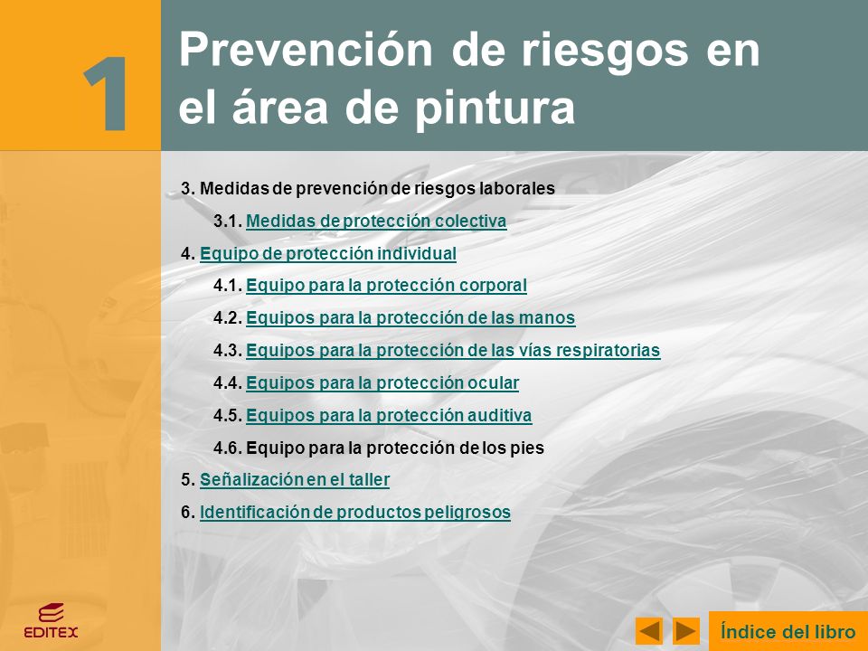 Prevención de riesgos en el área de pintura - ppt video online descargar