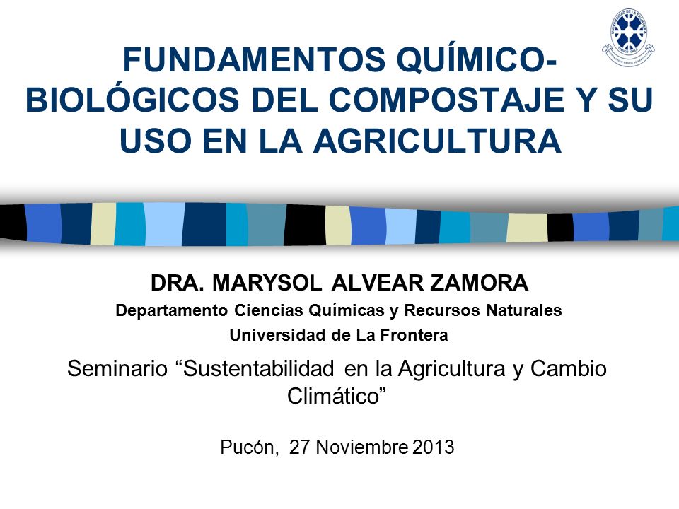 FUNDAMENTOS QUÍMICO-BIOLÓGICOS DEL COMPOSTAJE Y SU USO EN LA AGRICULTURA