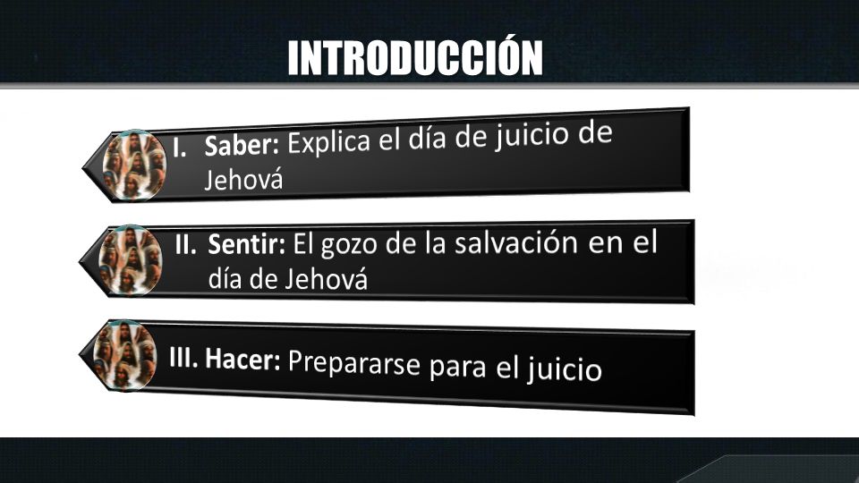 INTRODUCCIÓN I. Saber: Explica el día de juicio de Jehová
