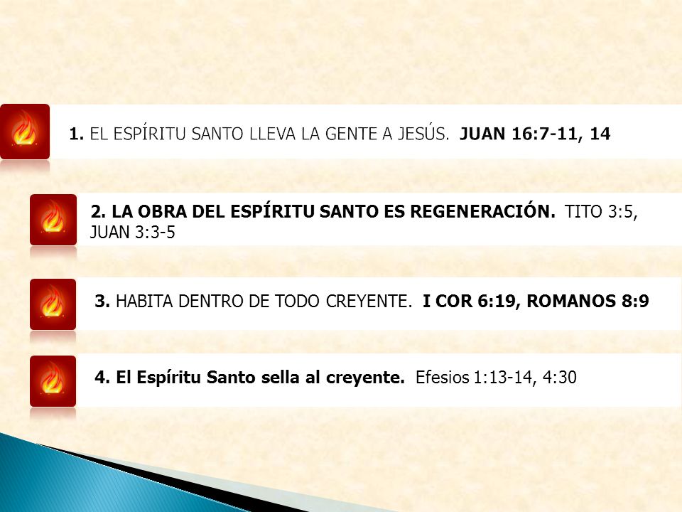 1. EL ESPÍRITU SANTO LLEVA LA GENTE A JESÚS. JUAN 16:7-11, 14