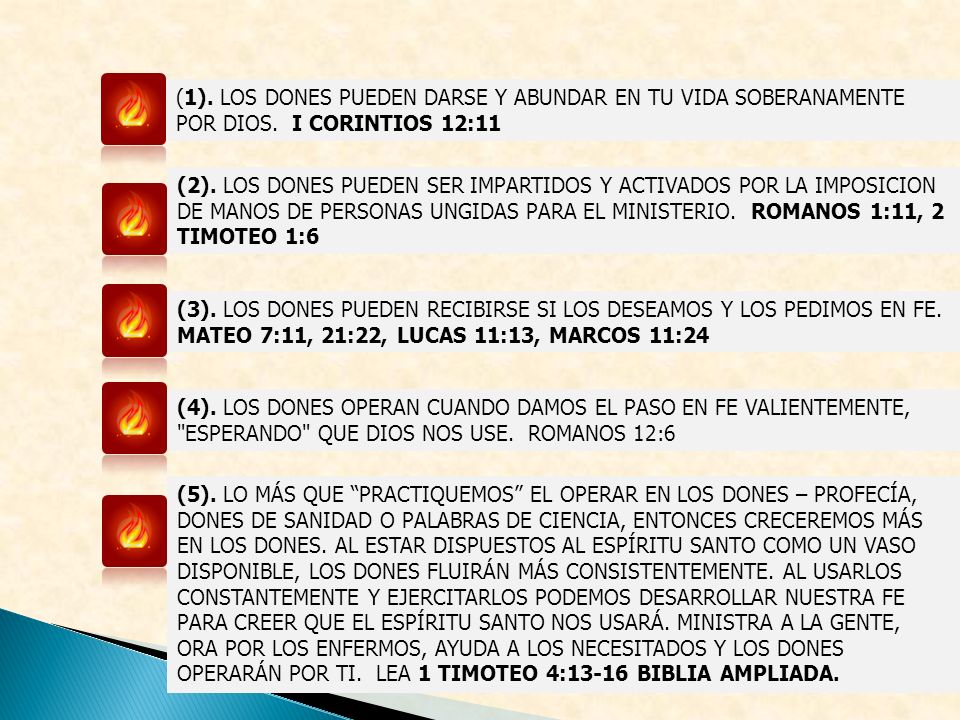 (1). LOS DONES PUEDEN DARSE Y ABUNDAR EN TU VIDA SOBERANAMENTE POR DIOS. I CORINTIOS 12:11