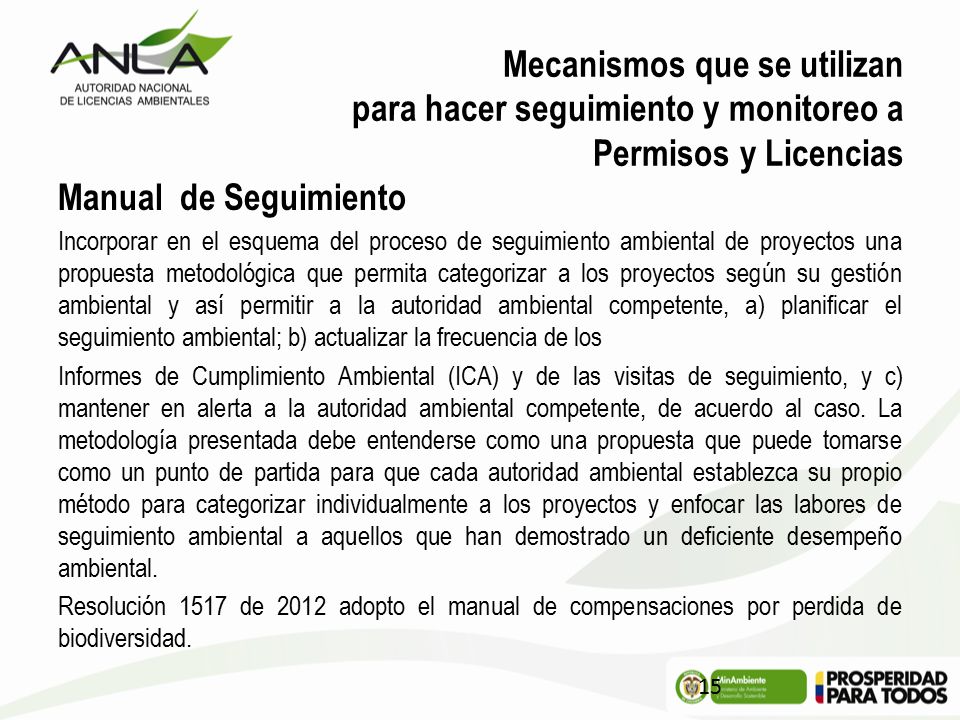 Mecanismos que se utilizan para hacer seguimiento y monitoreo a Permisos y Licencias