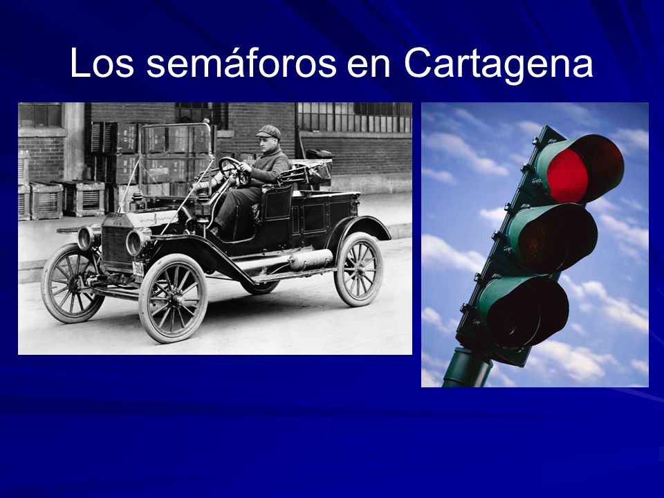 Los semáforos en Cartagena