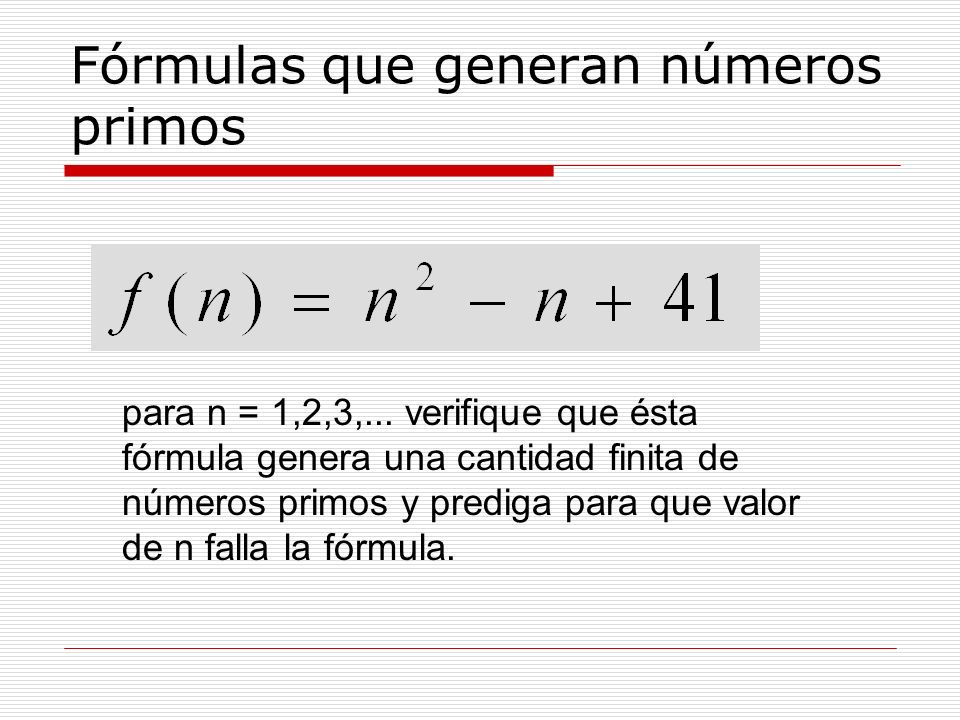 Tópicos en teoría de números: Prueba de primalidad - ppt descargar