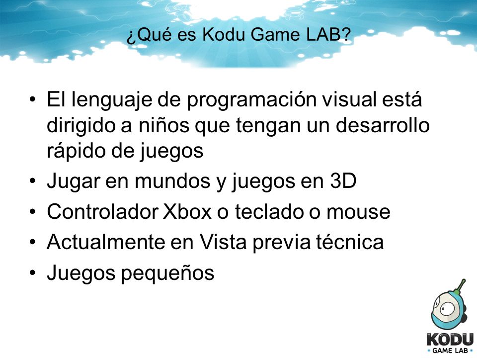 Jugar en mundos y juegos en 3D Controlador Xbox o teclado o mouse