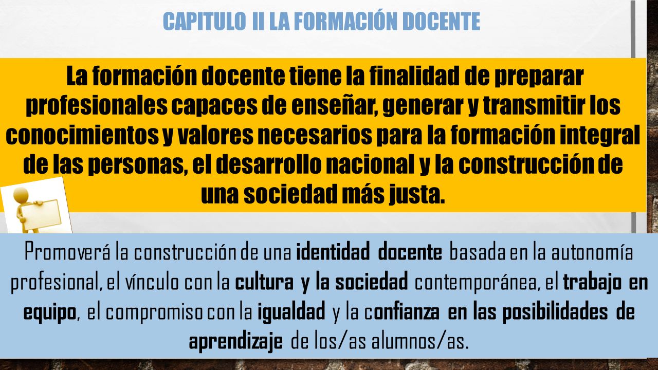 CAPITULO Ii la formación docente