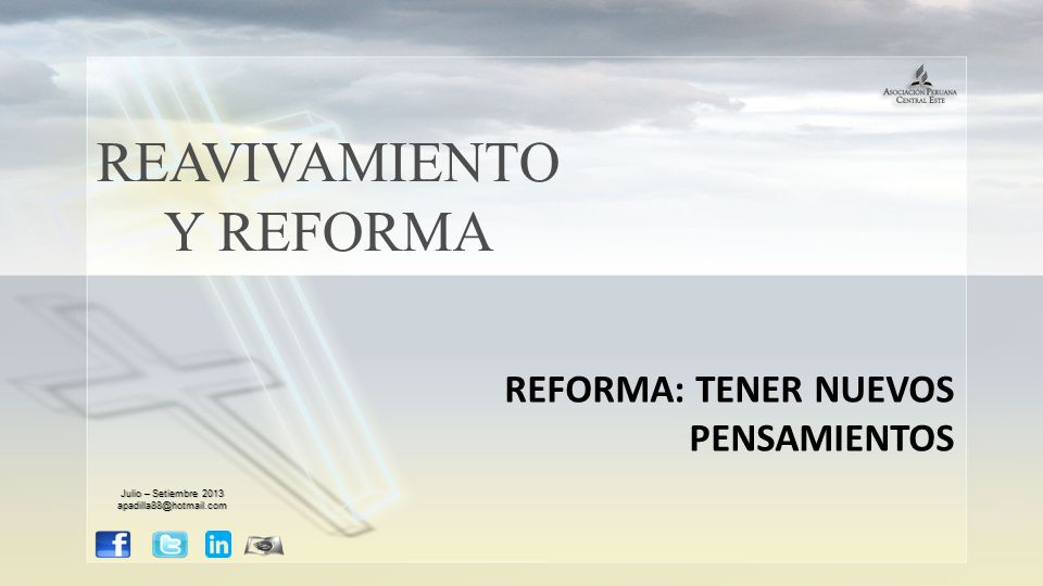 REAVIVAMIENTO Y REFORMA