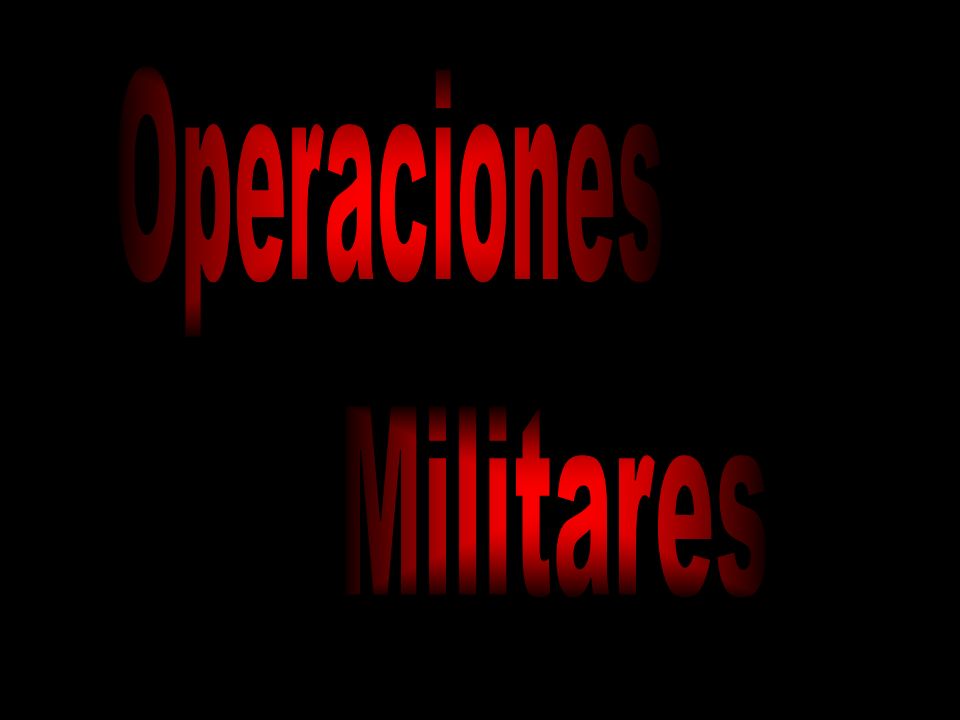 Operaciones Militares