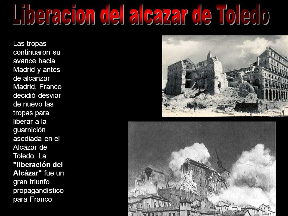 Liberacion del alcazar de Toledo