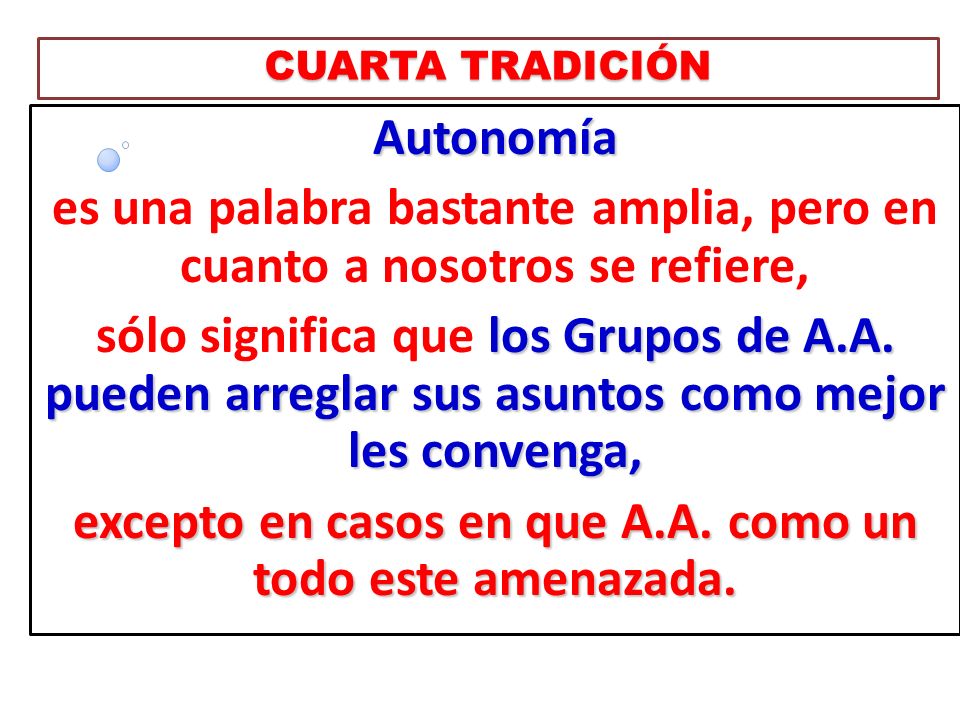 es una palabra bastante amplia, pero en cuanto a nosotros se refiere,