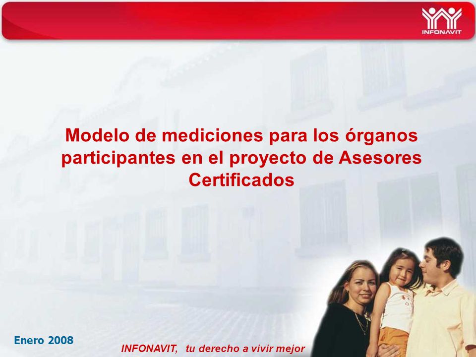 Modelo de mediciones para los órganos participantes en el proyecto de Asesores Certificados