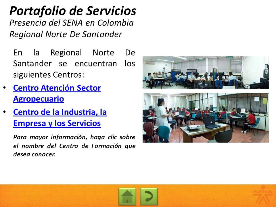 Presencia del SENA en Colombia Regional Norte De Santander