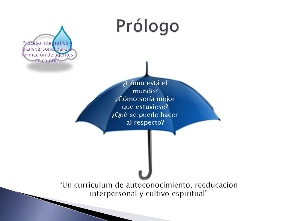 Prólogo Proceso integrativo y transpersonal para la formación de agentes de cambio. ¿Cómo está el mundo