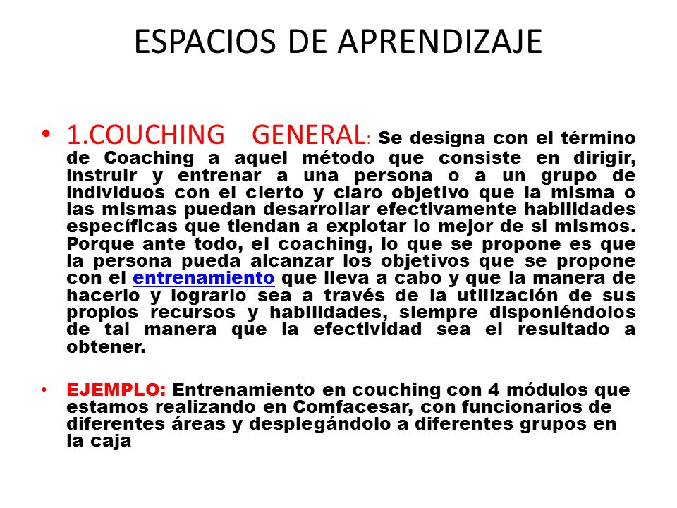 ESPACIOS DE APRENDIZAJE