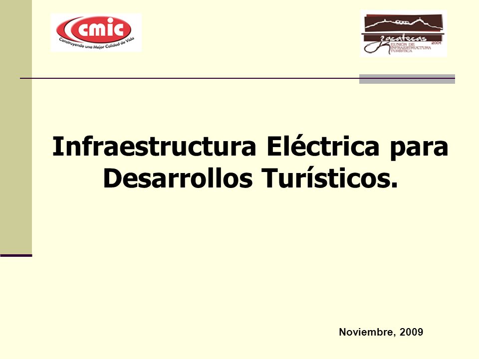 Infraestructura Eléctrica para Desarrollos Turísticos.