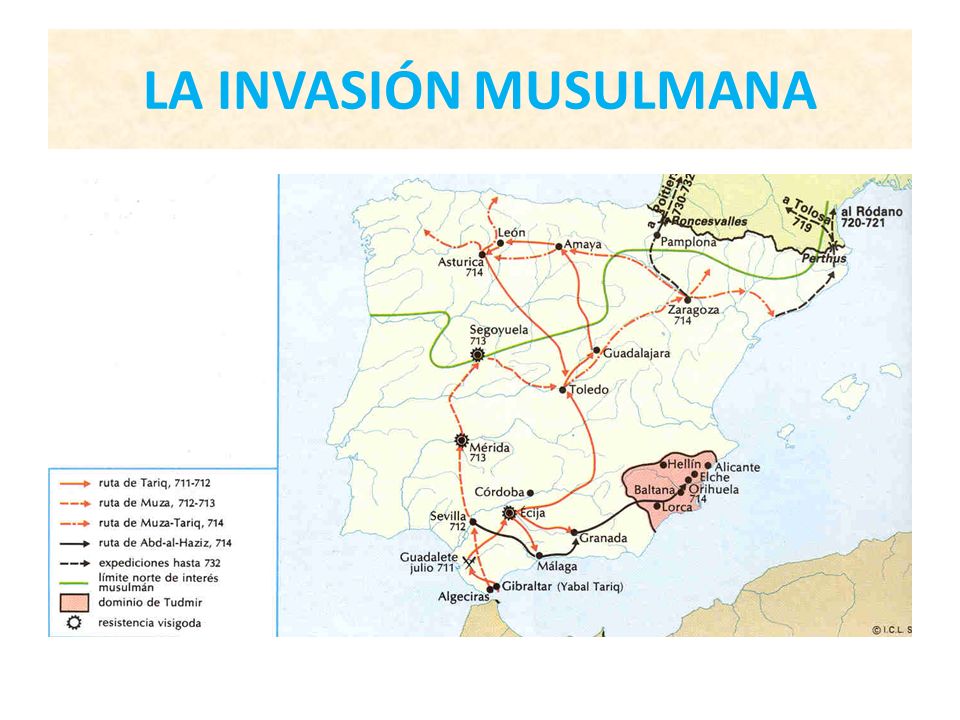 LA INVASIÓN MUSULMANA