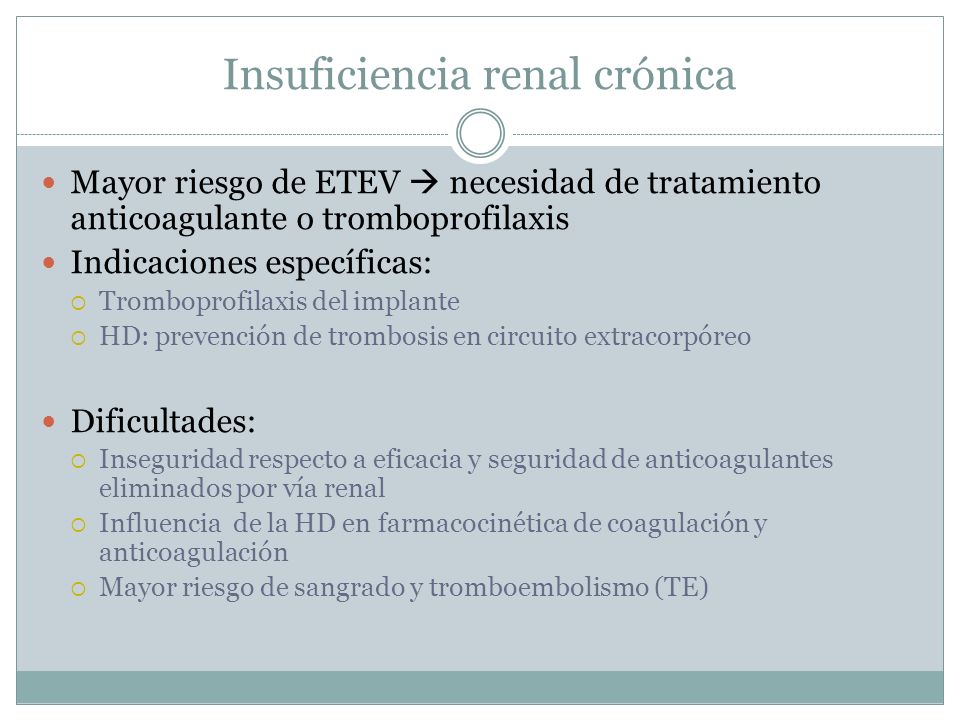 Insuficiencia renal crónica