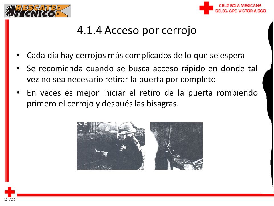 4.1.4 Acceso por cerrojo Cada día hay cerrojos más complicados de lo que se espera.