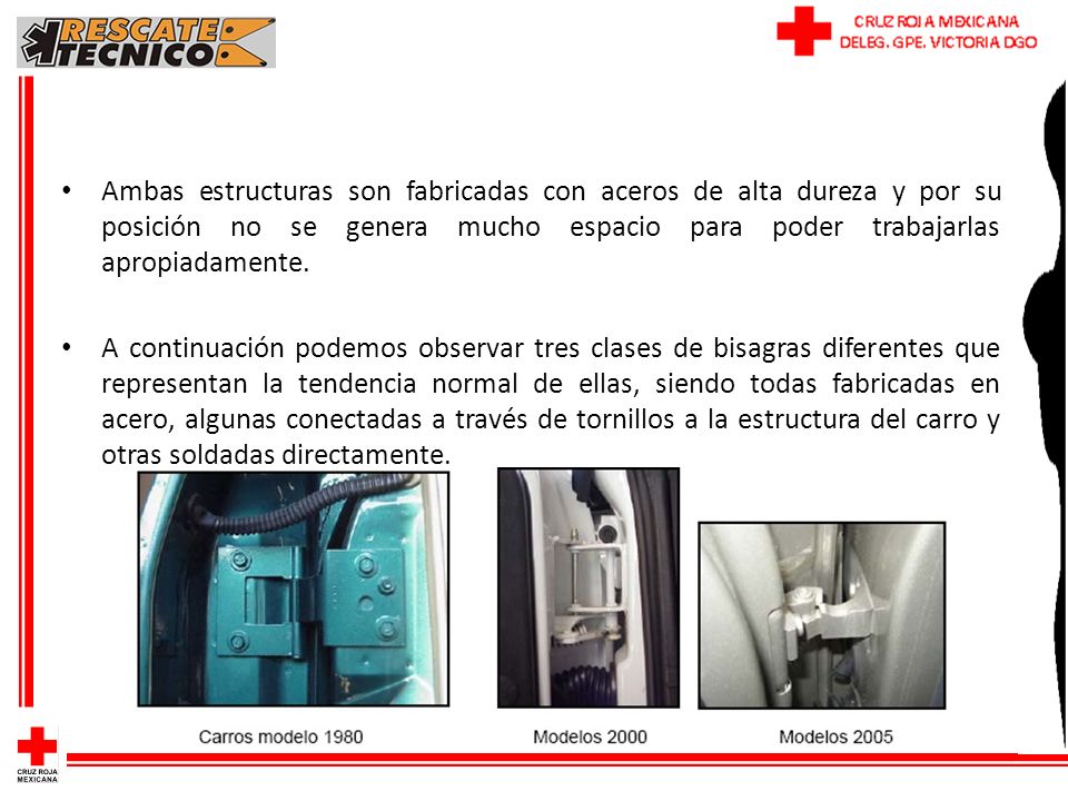 Ambas estructuras son fabricadas con aceros de alta dureza y por su posición no se genera mucho espacio para poder trabajarlas apropiadamente.
